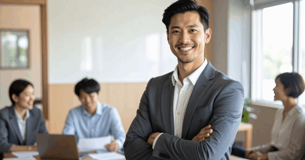 – ALT: “relieved client after successful debt mediation consultation