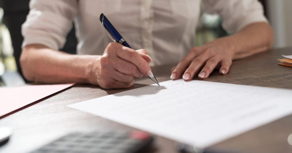 signed agreement resulting from debt collection mediation